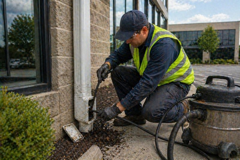 Commercial Gutter Unclogging in Mcdonough, GA