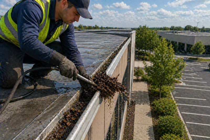 Business Gutter Cleaning in Roseville, CA