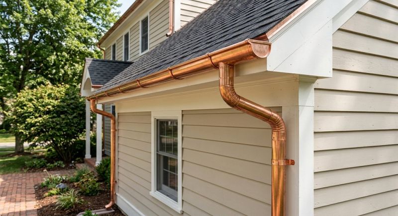 Copper Gutter Installation in Clarksville, TN