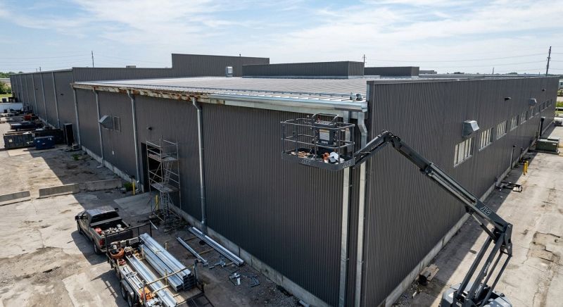 Factory Gutter Installation in Sacramento, CA
