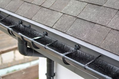 Gutter System with Installed Cover