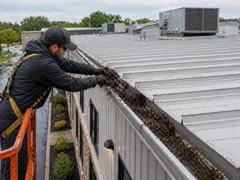 Industrial Gutter Cleaning in Roseville, CA
