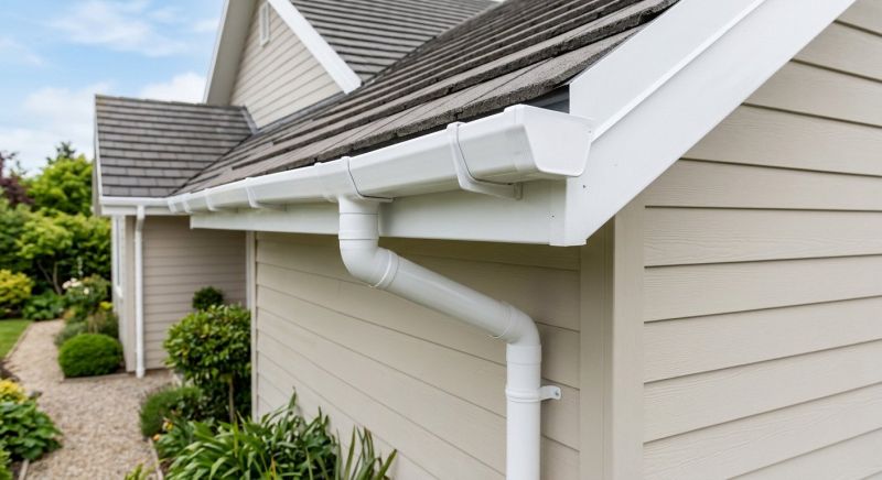 Plastic Downspout Installation in Longmont, CO